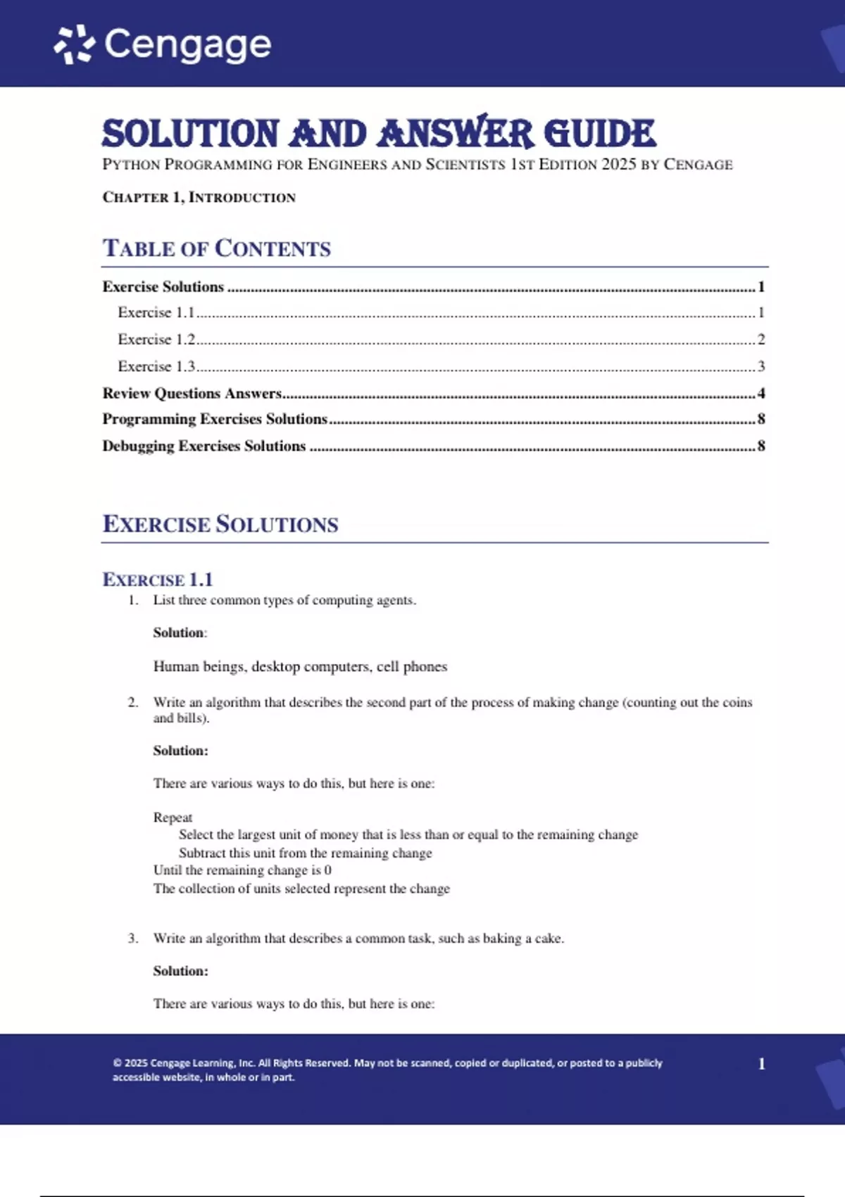 Solution Manual For Python Programming for Engineers and Scientists 1st ...
