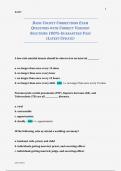 BASIC COUNTY CORRECTIONS EXAM QUESTIONS WITH CORRECT VERIFIED SOLUTIONS 100&percnt; GUARANTEED PASS &lpar;LATEST UPDATE&rpar;