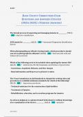 BASIC COUNTY CORRECTIONS EXAM QUESTIONS AND ANSWERS UPDATED &lpar;2024&sol;2025&rpar; &lpar;VERIFIED ANSWERS&rpar;
