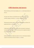 CHES Questions And Answers