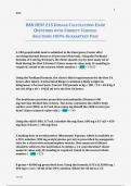 BSN HESI 215 DOSAGE CALCULATIONS EXAM QUESTIONS WITH CORRECT VERIFIED SOLUTIONS 100&percnt; GUARANTEED PASS