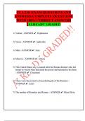 CLA 210- EXAM QUESTIONS AND  ANSWERS COMPLETE QUESTIONS  WITH 100&percnt; CORRECT ANSWERS  &vert;&vert;ALREADY GRADED