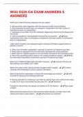 WGU D220 OA EXAM ANSWERS &dollar; ANSWERS