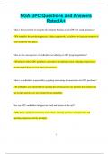NGA GPC Questions and Answers  Rated A&plus;