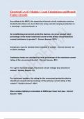 Electrical Level 3 Module 1 Load Calculations and Branch Feeder Circuits questions and answers latest update