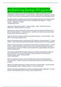 WSU Accounting 230 Exam 2 Questions And Complete Answers 2024&sol;25 &vert;&vert; Verified