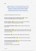 RICA SUBTEST 2 EXAM QUESTIONS WITH CORRECT VERIFIED SOLUTIONS 100&percnt; GUARANTEED PASS &lpar;LATEST UPDATE&rpar;