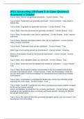 WSU Accounting 230 Exam 3&colon; In Class Quizzes &vert;&vert; Answered & Graded 