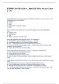 ESRI Certification&period; ArcGIS Pro Associate 2101 Questions and Answers 2024