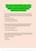 Nurs 2392 EXAMS BUNDLE&comma; ALL WITH Questions  Solved 100&percnt; Correct with Verified Answers