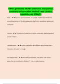NBPTS generalist&colon; Middle childhood Test-poetry&vert; questions with Answers Verified 100&percnt; Correct&vert; Latest Update 2024&sol;25
