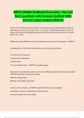 NBPTS MIDDLE CHILDHOOD GENERALIST EXAMS BUNDLE&comma; ALL WITH Questions  Solved 100&percnt; Correct with Verified Answers