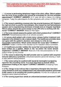 Hesi Leadership Exit exam Version 2 &lpar;Latest 2024&sol; 2025 Update&rpar; 100&percnt; Correct Questions and Verified Answers&vert; Grade A