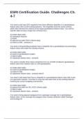ESRI Certification Guide&period; Challenges Ch&period; 4-7 Questions and Answer 2024