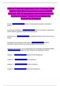 Indiana Pesticide Applicator Core Training Latest Update 2024-2025 Actual Exam from Credible Sources with 50 Questions and Verified Correct Answers Golden Ticket to Guaranteed A&plus; Verified by Professor
