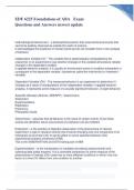 EDF 6225 Foundations of ABA   Exam  Questions and Answers newest update 