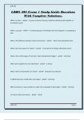 LDRS 302 Exam 1 Study Guide Questions With Complete Solutions&period;