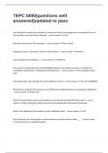 TEPC 5000&lpar;questions well answered&rpar;updated to pass
