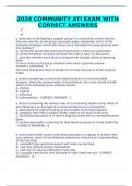 2024 COMMUNITY ATI EXAM WITH CORRECT ANSWERS