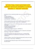 INF3705 FINAL EXAM QUESTIONS WITH  CORRECT DETAILED ANSWERS &vert;&vert; ALREADY  GRADED A&plus; <RECENT VERSION> 