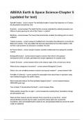 ABEKA Earth & Space Science-Chapter 5 &lpar;updated for test&rpar; questions and answers