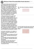 CNIM PRACTICE EXAM 1 Complete Set Review With Correct Answers&period;
