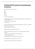 Workday HCM Core Review Exam Questions & Answers&period;