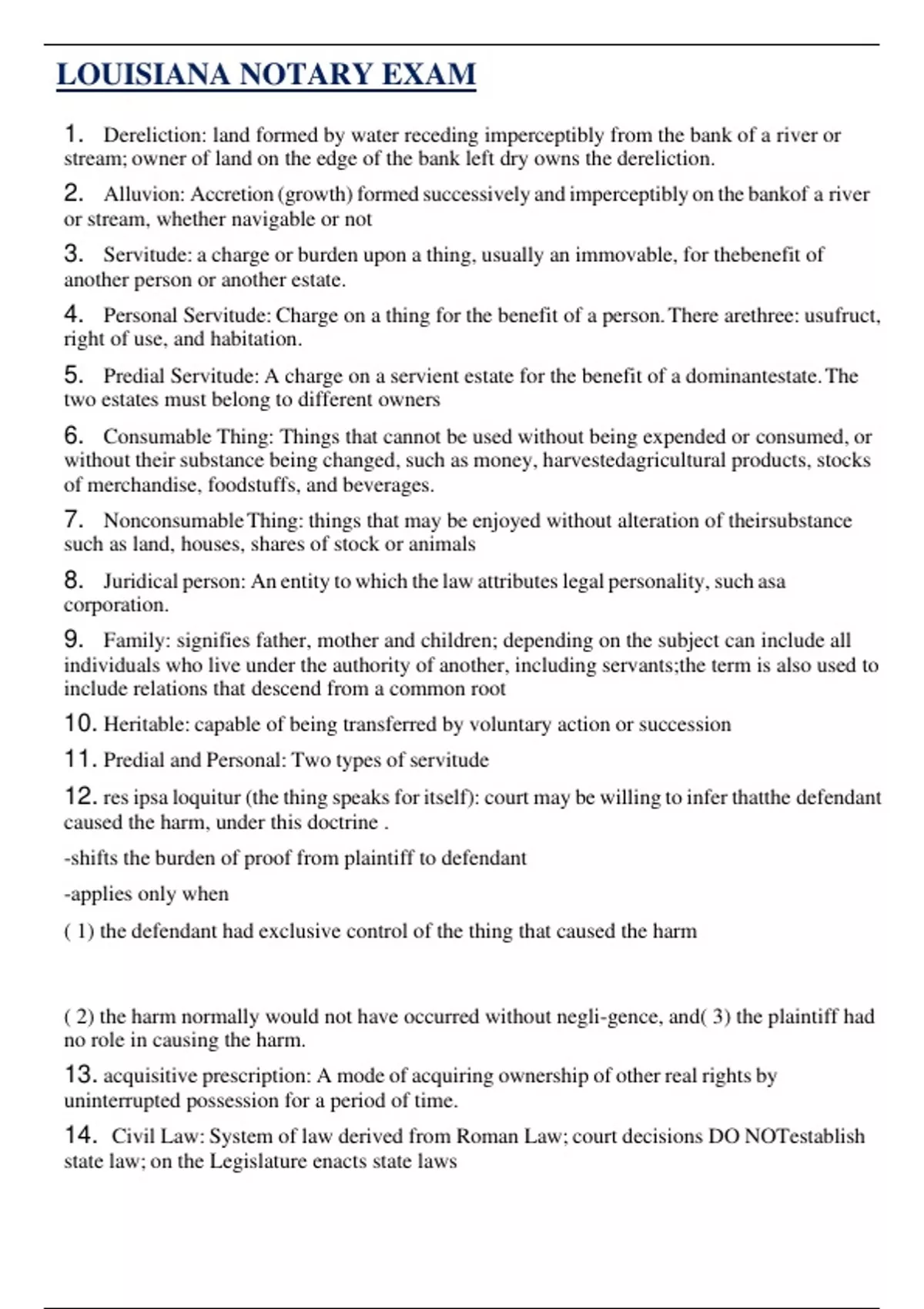 Notary Public Preparatory - Loyola University New Orleans