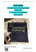 Test Bank for Comprehensive Radiographic Pathology 5th Edition by Eisenberg &vert; Complete All Chapters &vert; VERIFIED&excl;&excl;