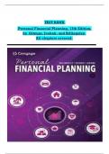 Test Bank for Personal Financial Planning&comma; 13th Edition&comma; by J&period; Gitman&comma; Michael D&period; Joehnk&comma; and R Billingsley&period;