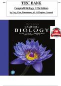 Test Bank for Campbell Biology&comma; 12th Edition by Lisa Urry&comma; All Chapters 1 to 56 Covered&comma; Verified Latest Edition