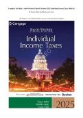 Test Bank For South-Western Federal Taxation 2024&colon; Individual Income Taxes&comma; 48th Edition by James Young&period; Complete Test Bank with All Chapters Covered and  100&percnt; Verified Question and Answers&period;