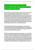INS 3003 Final Exam Study Guide Questions with 100&percnt; Correct Answers &vert; Verified &vert; Latest Update