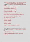 AUBURN PRE-SOLO AERONAUTICAL KNOWLEDGE  TEST EXAM &lpar;&rpar;WITH ANSWERS