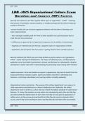 Package Deal For LDR 302s Organizational Culture Exams Questions With A  Guaranteed Pass