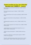 Florida Guardian In-Class Test UPDATED  Questions And CORRECT Answers