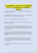MA Applicator License &lpar;Core&rpar; UPDATED ACTUAL Questions And CORRECT  Answers