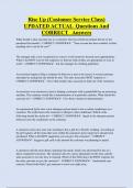 Rise Up   Bundled Exam Questions and CORRECT Answers