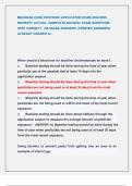 MICHIGAN CORE PESTICIDE APPLICATOR EXAM 2024&sol;2025  NEWEST&excl;&excl; ACTUAL COMPLETE 400 REAL EXAM QUESTIONS  WITH CORRECT DETAILED ANSWERS &lpar;VERIFIED ANSWERS&rpar;  ALREADY GRADED A&plus; 