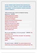 NOTARY SIGNING AGENT CERTIFICATION EXAM 2024&sol;2025  NEWEST&excl;&excl; ACTUAL COMPLETE 100 REAL EXAM QUESTIONS  WITH CORRECT DETAILED ANSWERS &lpar;VERIFIED ANSWERS&rpar;  ALREADY GRADED A&plus;