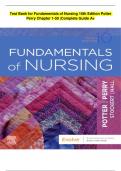 Test Bank for Fundamentals of Nursing 7th&comma; 10th and 11th Edition by Potter Perry&vert; Complete Guide &vert; Latest Test Bank 100&percnt; Veri&filig;ed Answers &lpar;PACKAGE DEAL&rpar;