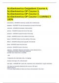 ScribeAmerica Outpatient Course 4&comma; ScribeAmerica OP Course 3&comma; ScribeAmerica OP Course 2&comma; ScribeAmerica OP Course 1 CORRECT 100&percnt;