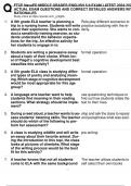 FTCE NavaED MIDDLE GRADES ENGLISH 5-9 EXAM LATEST 2024-2025  ACTUAL EXAM QUESTIONS AND CORRECT DETAILED ANSWERS WITH  RATIONALES