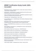 BRMP Certification Study Guide 100&percnt; Accurate&excl;&excl;