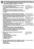 SAFE POPM 5 EXAM 2024-2025 &lpar;EXAM QUESTIONS FOR PRODUCT OWNER &sol; PROGRAMM MANAGEMENT&rpar; ACTUAL EXAM 50 REAL EXAM QUESTIONS AND CORRECT DETAILED ANSWER