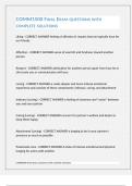 COMM1500 FINAL EXAM QUESTIONS WITH COMPLETE SOLUTIONS 