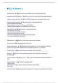 PCC 4 Exam 1 Questions And Answers With Verified Tests 100&percnt; Correct Answers