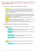 BIO 1100 &ndash; HUMAN ANATOMY AND PHYSIOLOGY 1 COMPLETE EXAM &lpar;SOLVED 100&percnt; & VERIFIED&rpar; - GALEN
