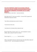 IAI CSI CERTIFICATION EXAM 2024 UPDATE ACTUAL EXAM COMPLETE QUESTIONS WITH DETAILED VERIFIED ANSWERS &vert;GET IT 100&percnt; RIGHT&excl;&excl;