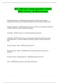 BPL 5100 Exam Study Questions Solved 100&percnt; Correct&vert; Verified Answers